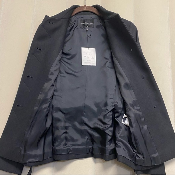 Strawberry Fields Women’s Blazer Jacket Size 2 Wool Blend Belted Japan NWT - Picture 3 of 14